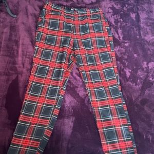 Plaid pants